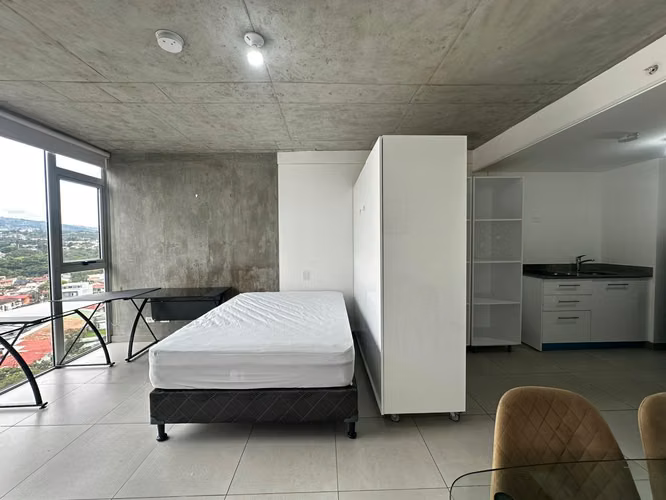 Se Alquila Apartamento en Condominio de Curridabat, Full Amoblado-2