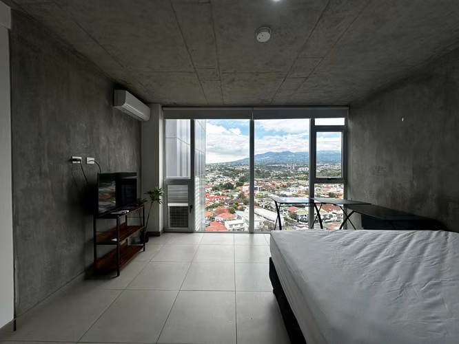 Se Alquila Apartamento en Condominio de Curridabat, Full Amoblado-2