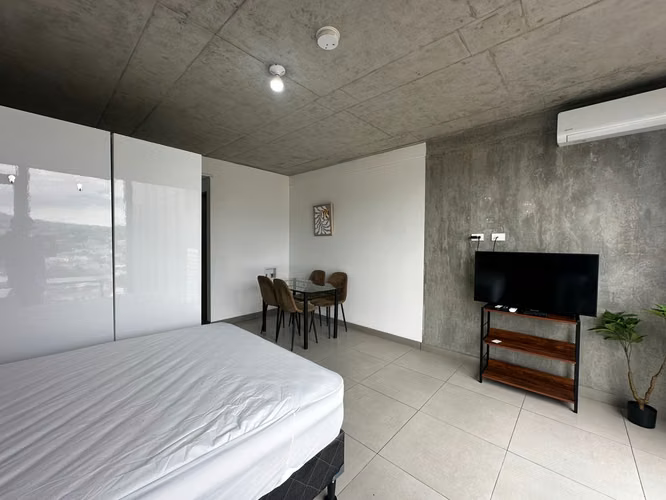 Se Alquila Apartamento en Condominio de Curridabat, Full Amoblado-2
