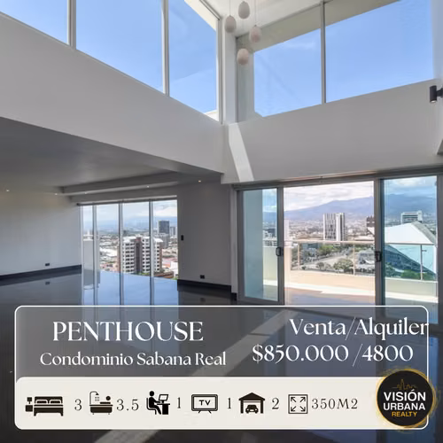 3-Bedroom Penthouse in La Sabana