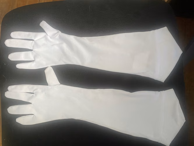 Disfraz adulto de Princess Peach con corona y guantes licenciados