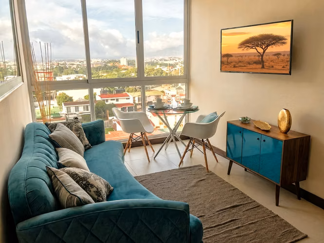 Apartamento amueblado en alquiler en Rohrmoser con vistas panorámicas (ref : 78) - Imagen 2
