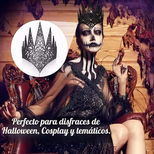 Corona disfraz reina princesa halloween