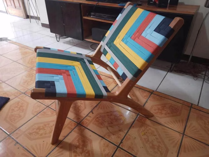 Silla o Butaca De MASAYA En Madera De Teca, TOTALMENTE NUEVA