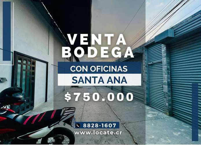 Venta de bodega en Santa Ana Centro