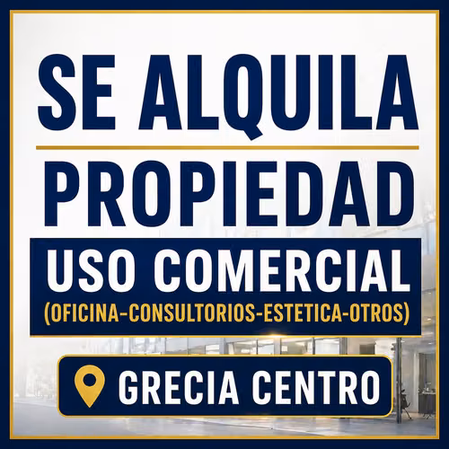 IT IS ALQUILA Comercial -Clinia Estetica- Consultarios