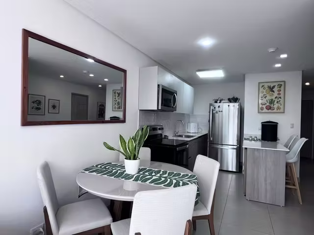 ALQUILER APARTAMENTO AMUEBLADO o CON LINEA BLANCA | CONDOMINIO VENTUS | SANTA ANA