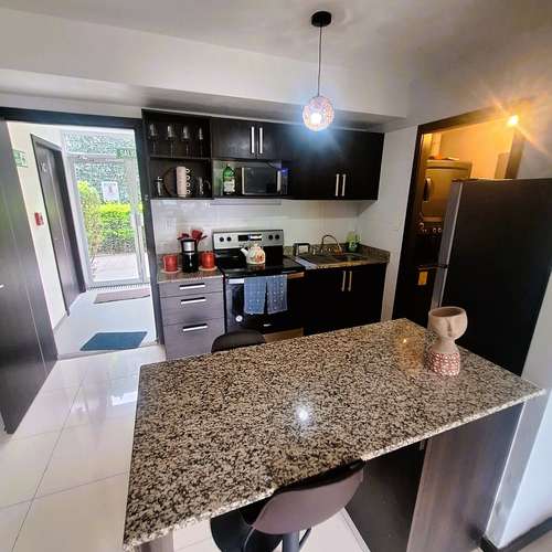 Alquiler de apartamento AMOBLADO, primer piso-Río Oro, Santa Ana RH