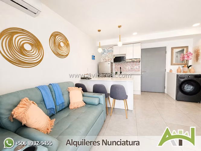 Apartamento estudio amueblado | Sky Garden | AC - Imagen 2
