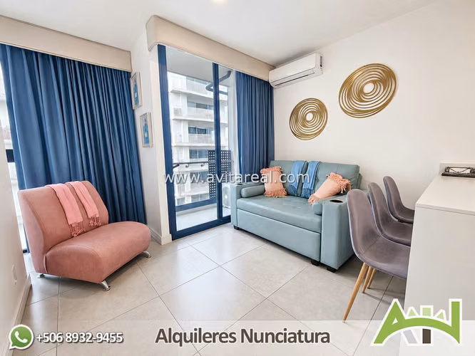 Apartamento estudio amueblado | Sky Garden | AC - Imagen 4