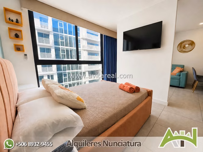 Apartamento estudio amueblado | Sky Garden | AC - Imagen 3