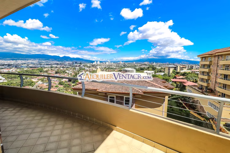 APARTAMENTO AMUEBLADO DE 210 M2 CON TERRAZA GRANDE Y VISTA EN ESCAZU - Imagen 13