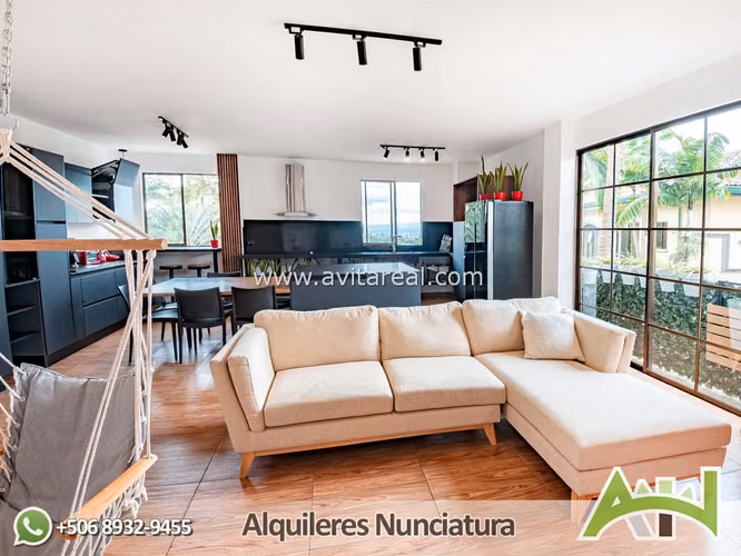 Apartamento amueblado de 3 habitaciones | Escazu - Imagen 12