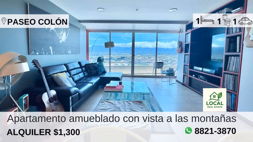Apartamento amueblado un dormitorio en Paseo Colón - Imagen 1