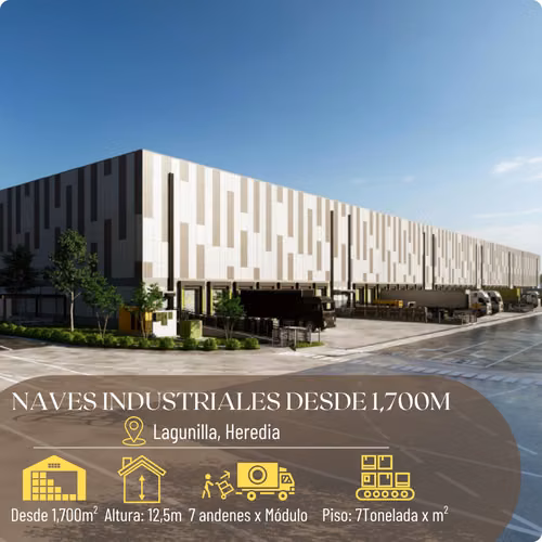 Nave Industrial Premium en Lagunilla Heredia | Desde 1.727 m² | Venta y Renta - Imagen 1