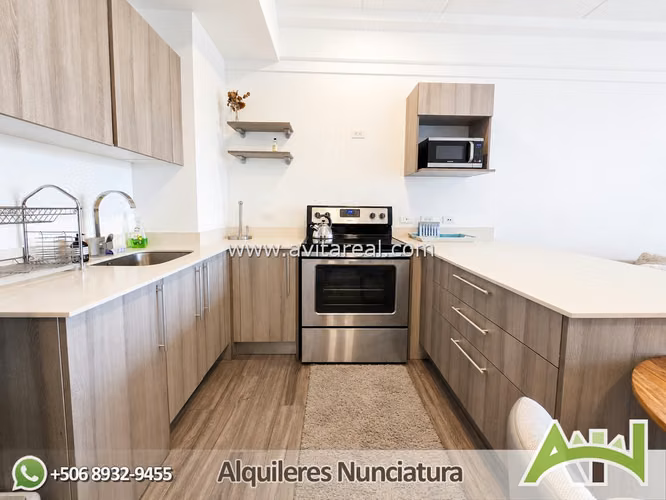 Apartamento amueblado de 1 habitacion en QBO - Imagen 8