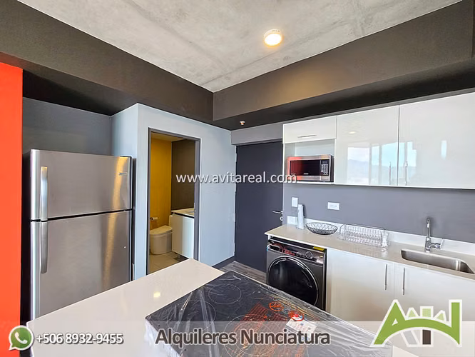 Apartamento amueblado de 1 habitación | Secrt Sabana | AC - Imagen 14