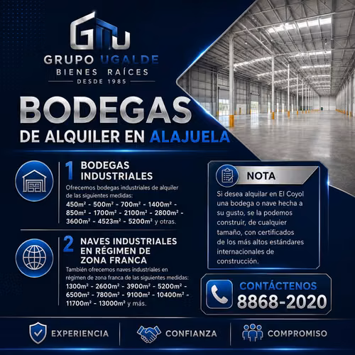 Bodegas en Alquiler | Coyol, Alajuela - Imagen 13