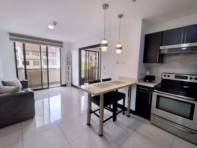 APARTAMENTO EN ALQUILER AMUEBLADO EN CONDOMINIO, POZOS DE SANTA ANA