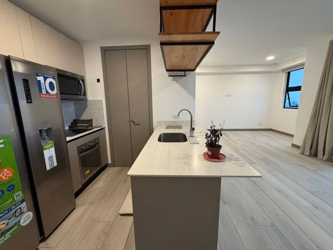 Apartamento dos dormitorios con línea blanca en Sabana para estrenar - Imagen 3