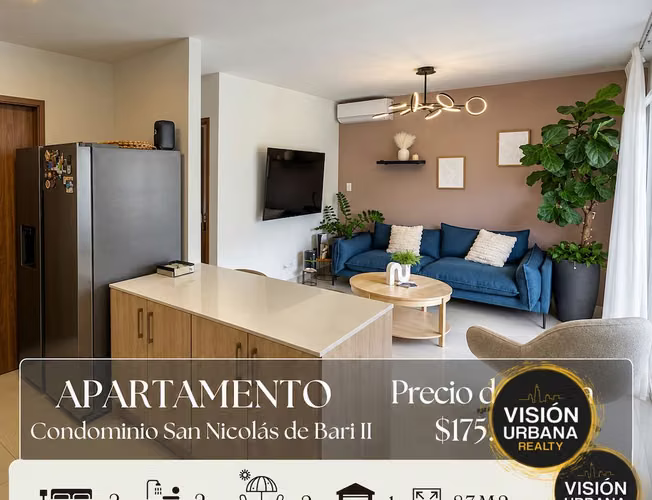 Apartamento de 2 Habitaciones en San Nicolás de Bari II