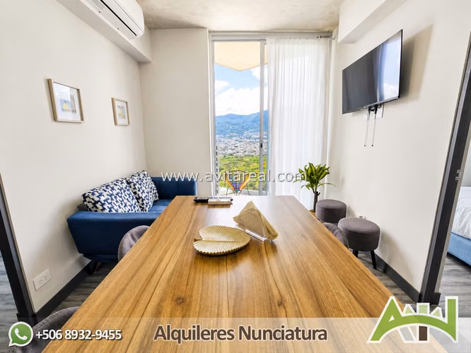 Apartamento amueblado de 2 habitaciones | Secrt Sabana | AC - Imagen 2