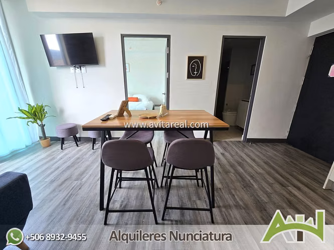 Apartamento amueblado de 2 habitaciones | Secrt Sabana | AC - Imagen 8