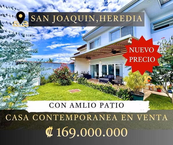 San Joaquín de Flores Casa Contemporánea en Venta — Condominio Exclusivo