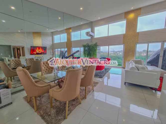 Lujoso Penthouse con vista y línea blanca en torre Paradisus Rohrmoser Pavas - Imagen 10