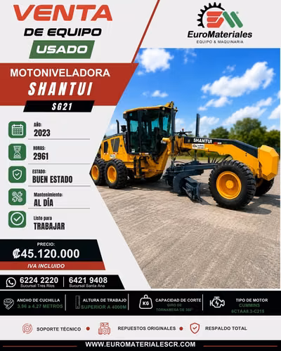 MOTONIVEL SG21 SHANTUI - YEAR 2023