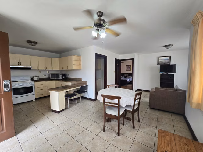 Furnished apartment in Safe Condominium, Pozos 425.000