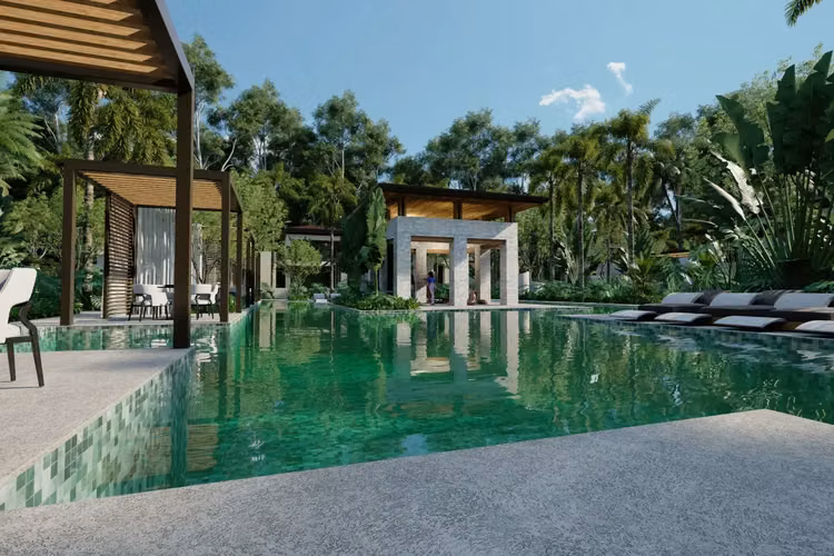 Apartamento de lujo exclusivo en Jacó: 305 m² de vivienda moderna con piscina y exuberantes jardines. - Imagen 10