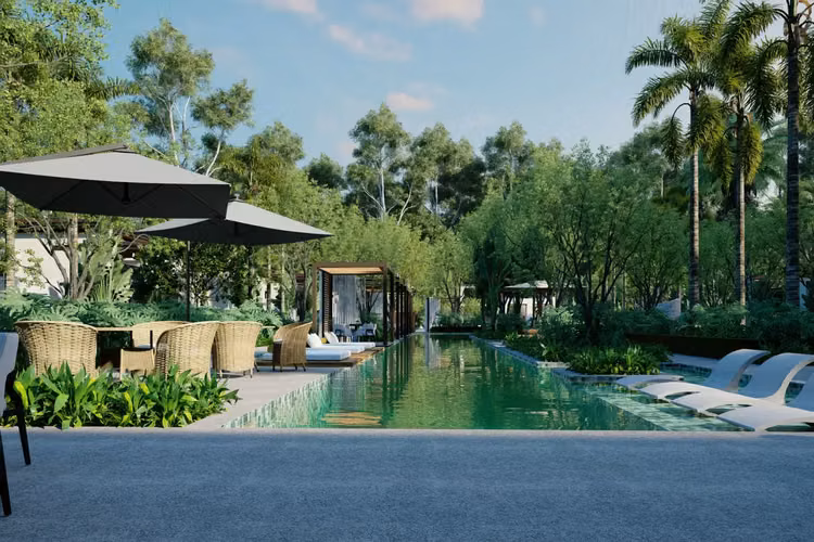 Apartamento de lujo exclusivo en Jacó: 305 m² de vivienda moderna con piscina y exuberantes jardines. - Imagen 13