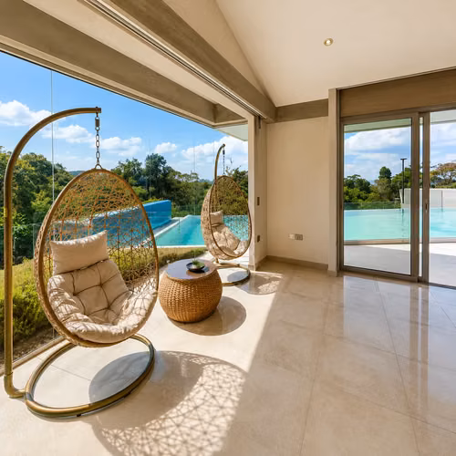 Coronado de lujo en la montaña con arroyo privado, piscina y vistas panorámicas en Coronado, Costa Rica. - Imagen 6