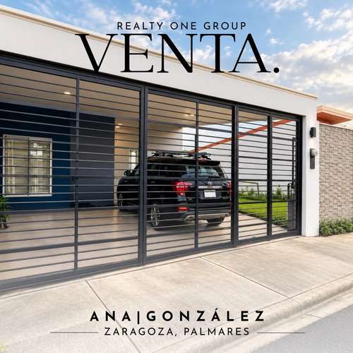Moderna y elegante casa en Zaragoza de Palmares con una excelente ubicación.