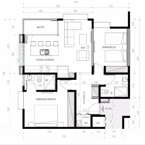 Torres del Mar 2103 Unidad Premium de 2 dormitorios en planta baja - Imagen 16