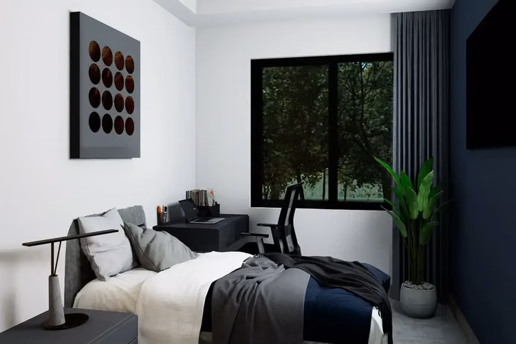 Elegante condominio de 1 dormitorio en comunidad segura en Tibás - Imagen 13