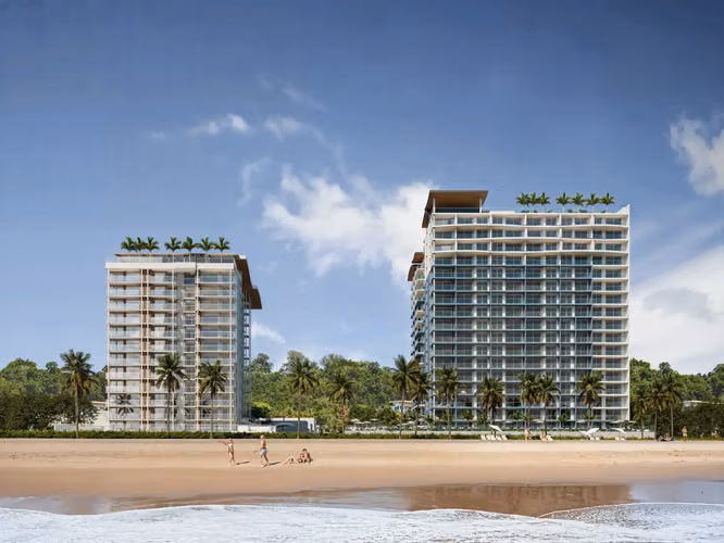 The Coastal Point: Lujosos condominios de 3 habitaciones con vista al mar en Jacó