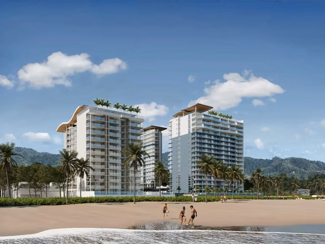 The Coastal Point: Lujosos condominios de 3 habitaciones con vista al mar en Jacó - Imagen 2