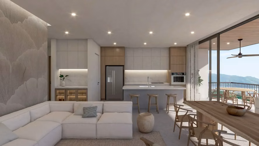 Condominios de Lujo con Vista al Mar en Altos de Montserrat en Playa Herradura