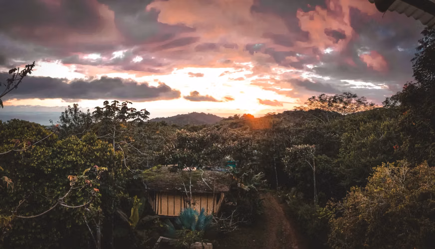 Eco-Alojamiento Sostenible en la Selva con Vistas al Mar y al Valle - Imagen 4