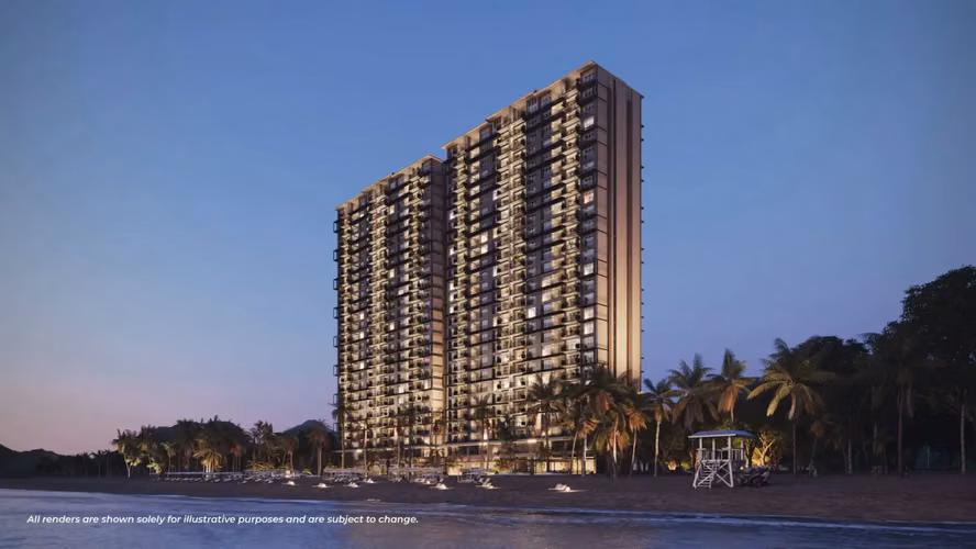 Condominio en preventa frente al mar en Jacó: Moderno apartamento de 2 habitaciones en un nuevo desarrollo de lujo.
