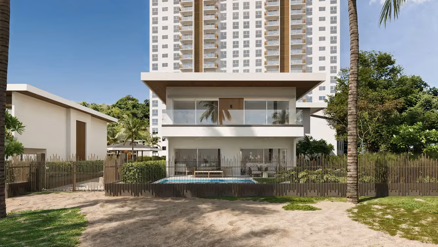 Exquisita Villa Frente al Mar de 5 Habitaciones con Piscina Privada y Acceso a la Playa de Jacó