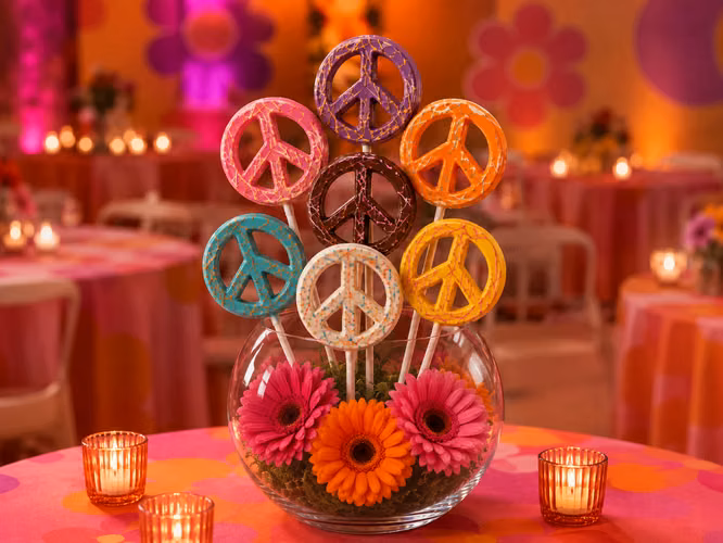 Molde signo paz y amor - Imagen 2