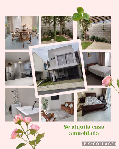 Casa amueblada en condominio