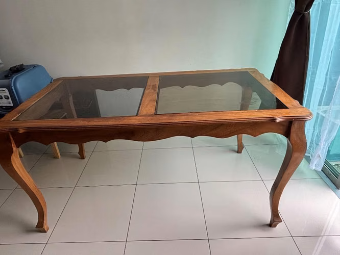Mesa estilo vintage para 6 espacios (No incluye sillas) - Imagen 3