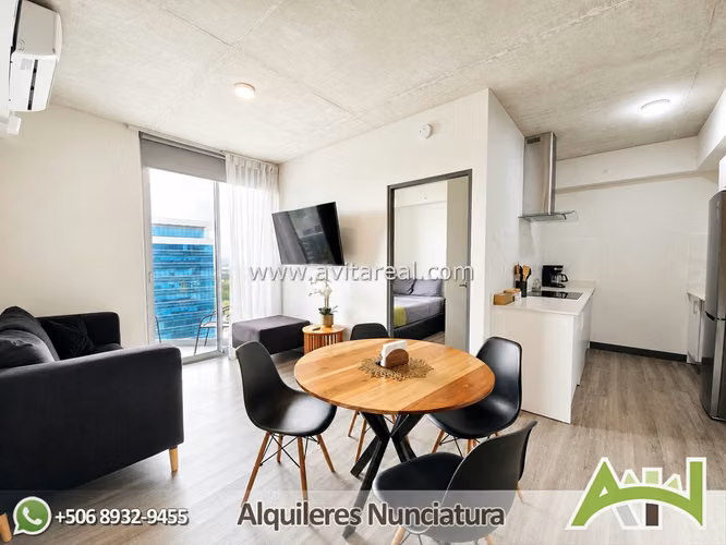 Apartamento amueblado de 2 habitaciones | Secrt Sabana | AC - Imagen 4