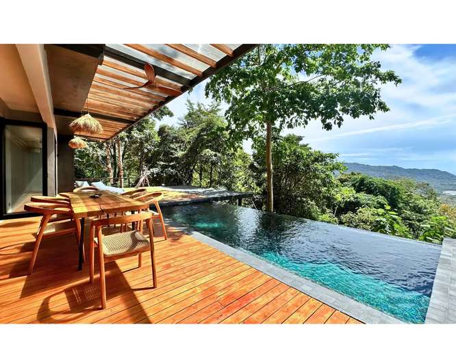 Villa de lujo con vista al mar y estudio de huéspedes estilo Bali en Santa Teresa, Costa Rica - $1.98 millones