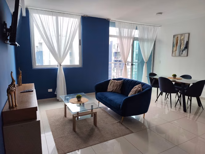 Se alquila apartamento amueblado en Bambu Rivera Tibas - Imagen 1