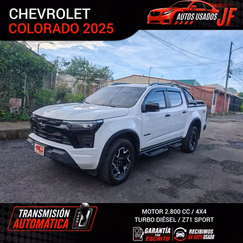 CHEVROLET COLORADO Z71 2025 AUTOMATICO 4X4 TURBO DIESEL VERSION SPORT FULL EXTRAS
